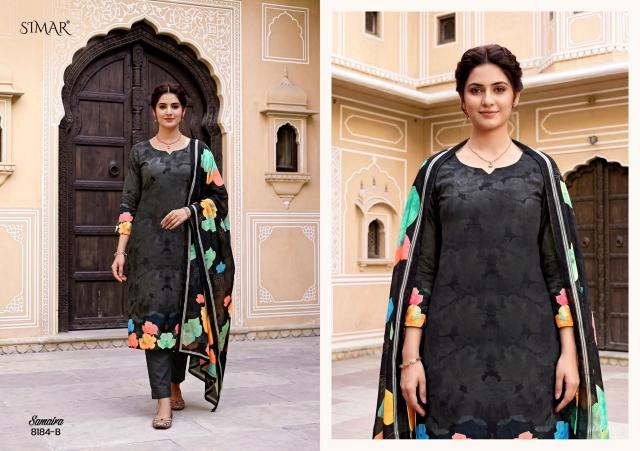 Glossy simar samaira dress material wholesale